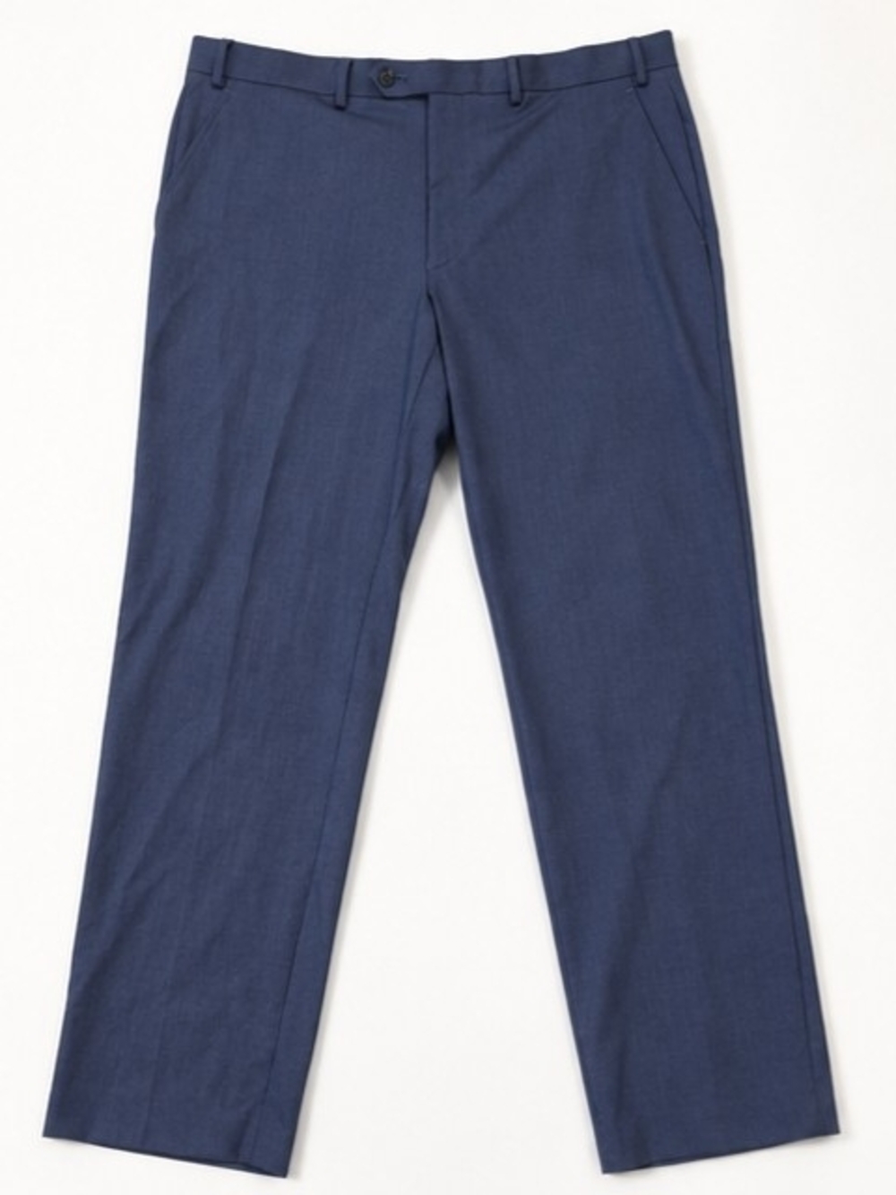 Alfani Men’s Slim Fit Blue Dress Pants Size 38x32 Stretch Trousers